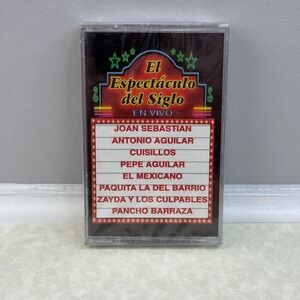 El Espectaculo del Siglo En Vivo (Cassette Tape) Sebastian Aguilar Cuisillos New
